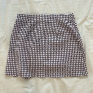 Pull&Bear Women's Purple and White Skirt